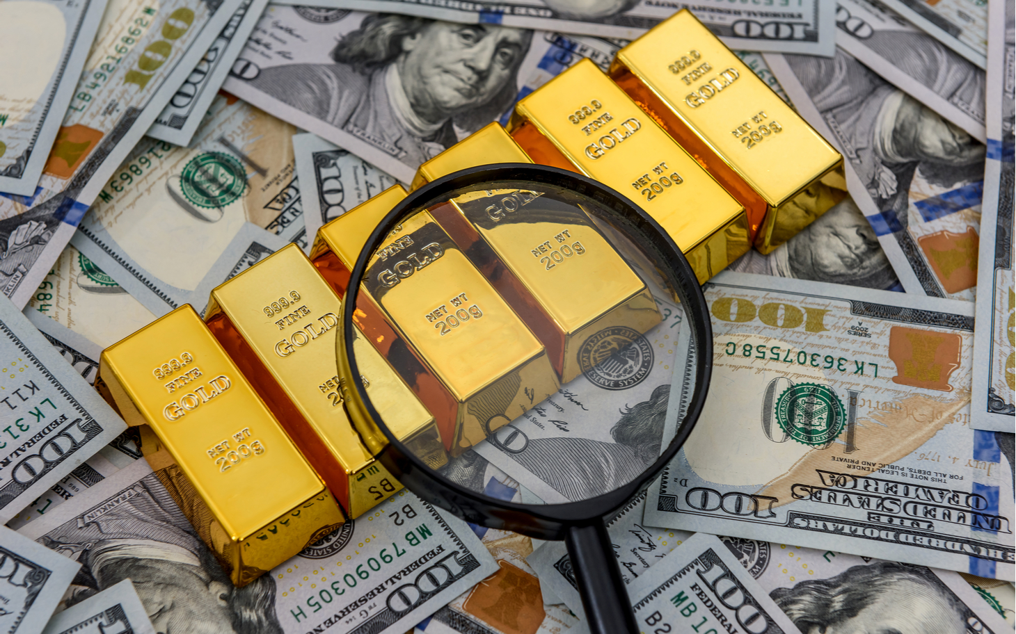 What just happened to the gold price?