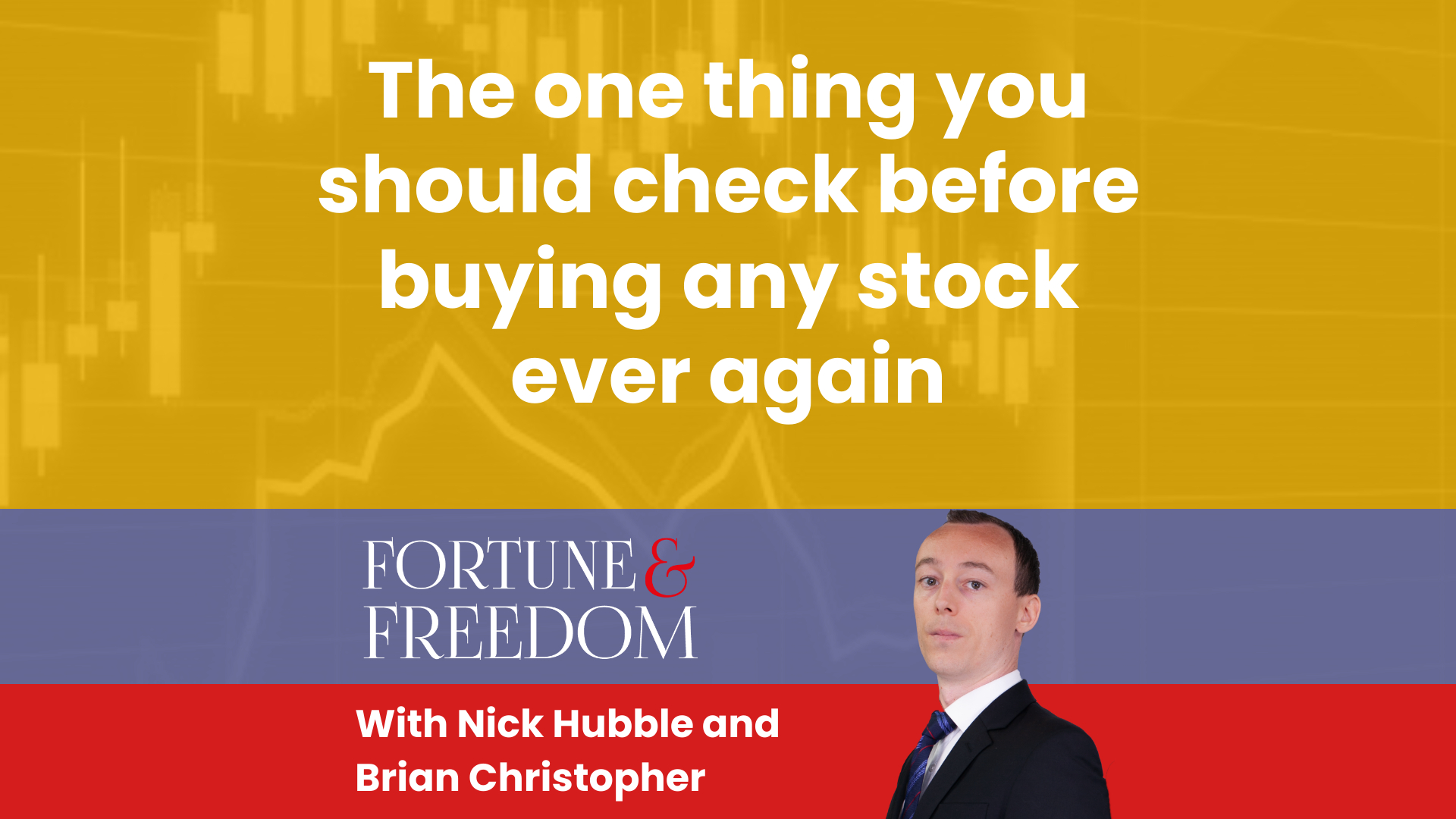 The one thing you should check before buying any stock ever again