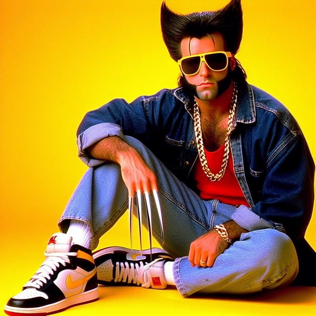 r/weirddalle - Who flexes their Jordans the hardest? 👟🔥