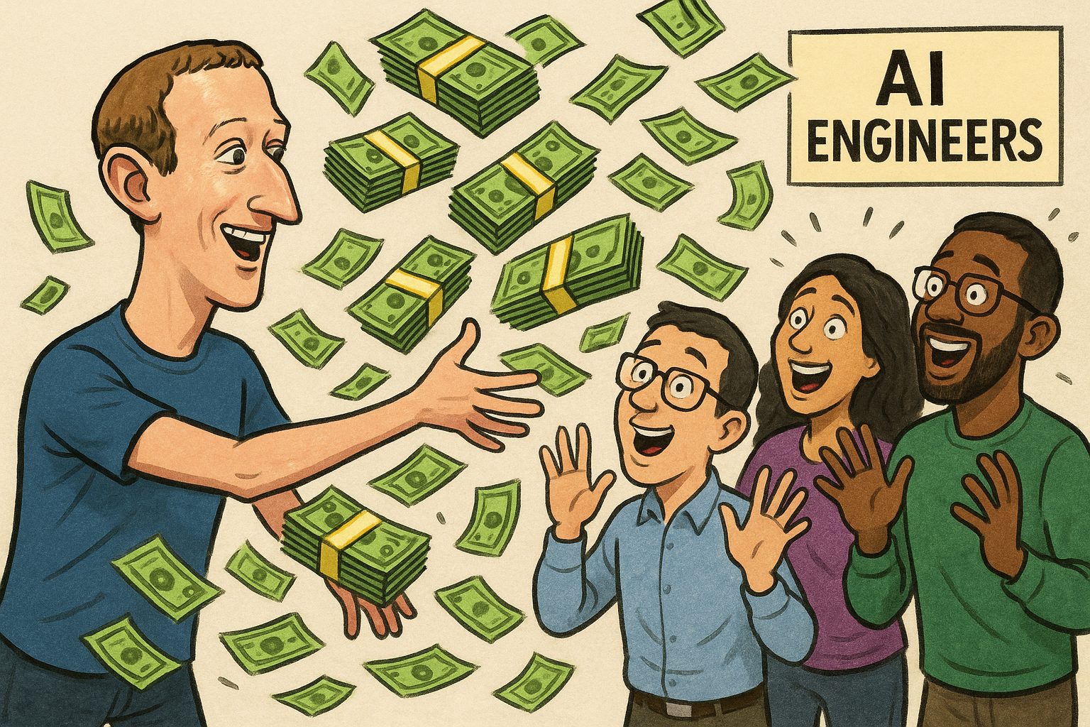 What’s Meta splashing the cash around for then?