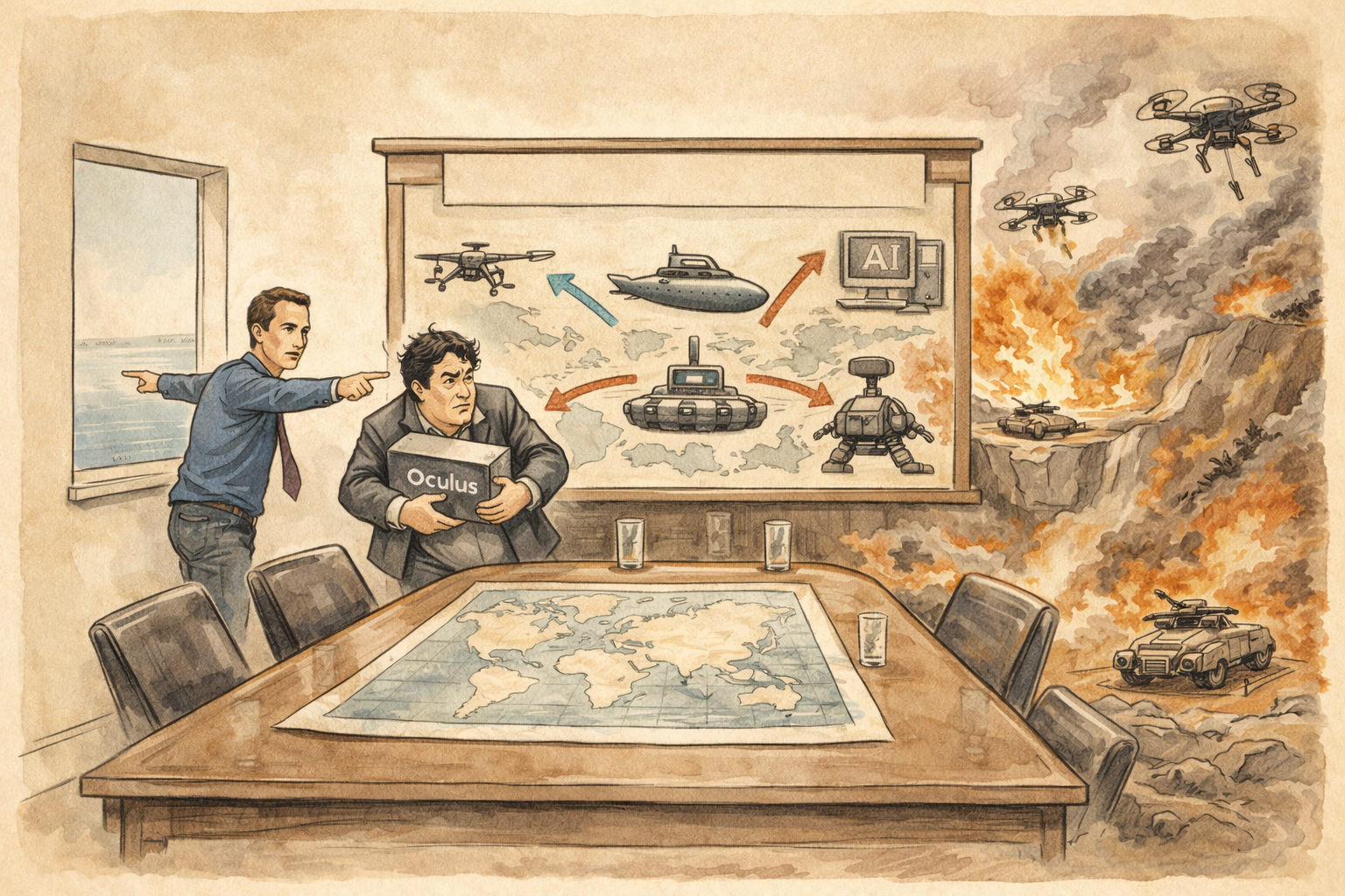 Mark Zuckerberg redefined global warfare in 2017